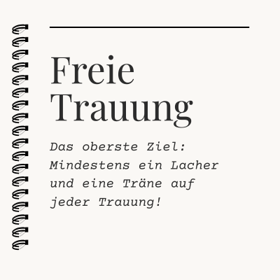 Freie Trauung Frankfurt – mindestens ein Lacher und eine Träne auf jeder Trauung